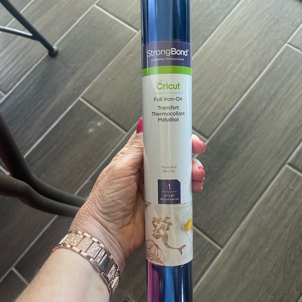 Cricut StrongBond Foil Iron-On in Royal Blue